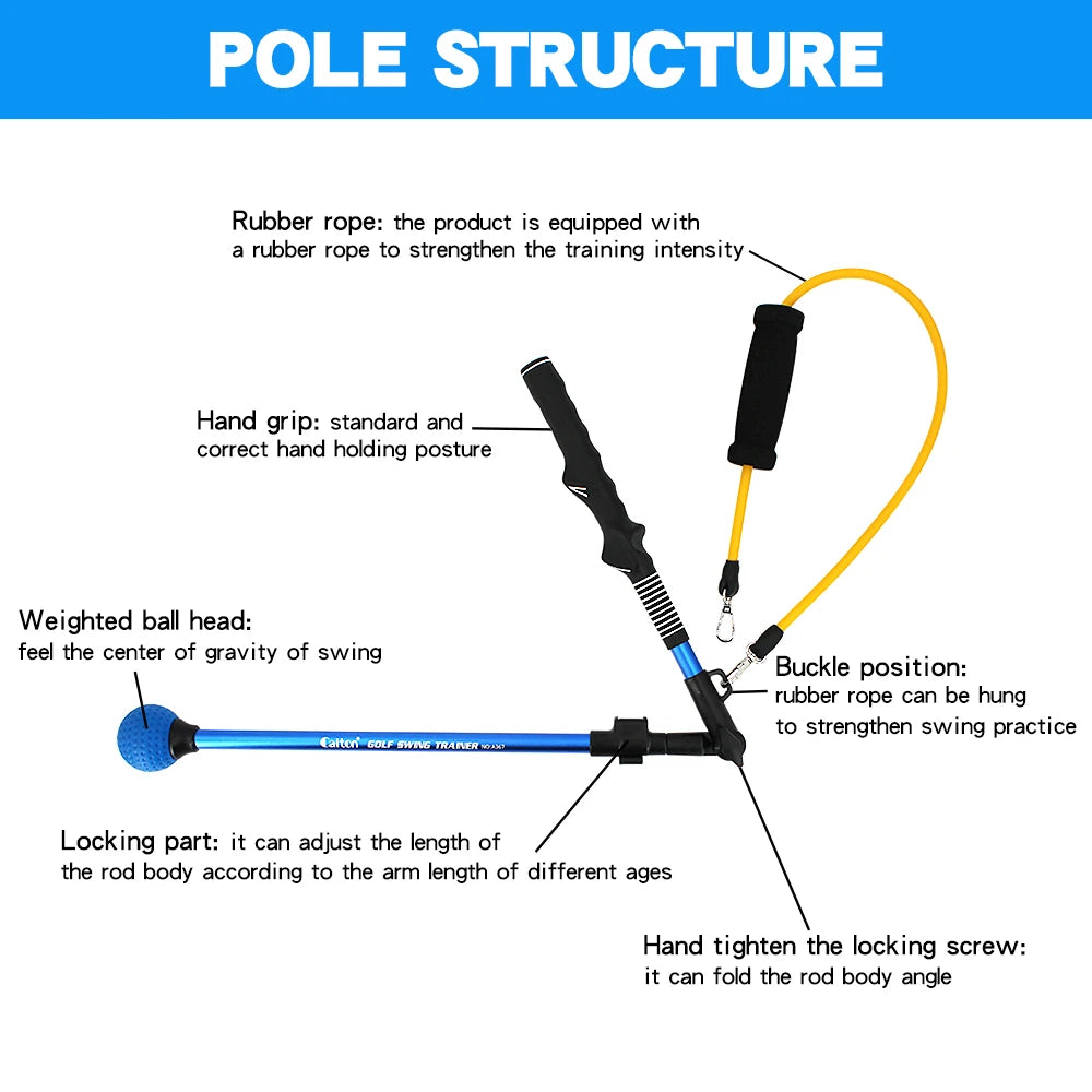 Golf Folding Swing Corrector