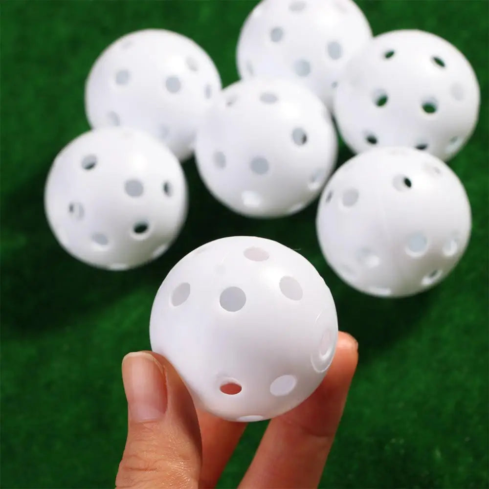 41mm White Indoor Golf Balls with Hole