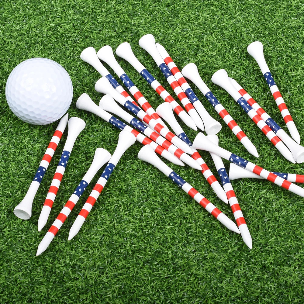 50pcs American Flag Golf Tees
