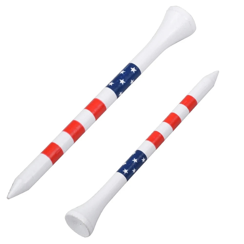 50pcs American Flag Golf Tees