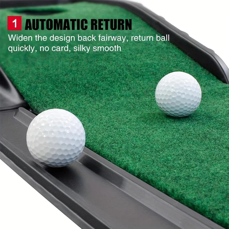 Auto Return Putting Mat