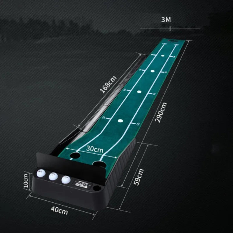 Golf Practice Putting Mat - Dual hole