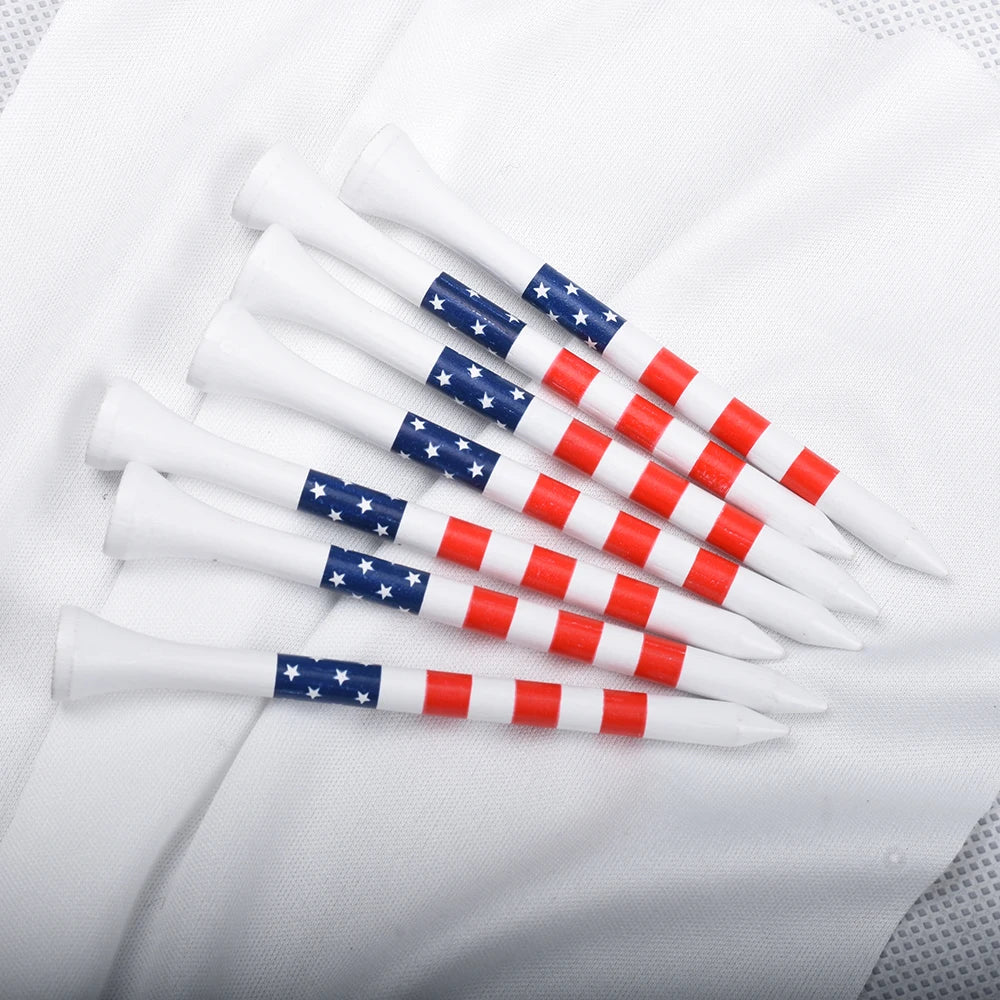 50pcs American Flag Golf Tees