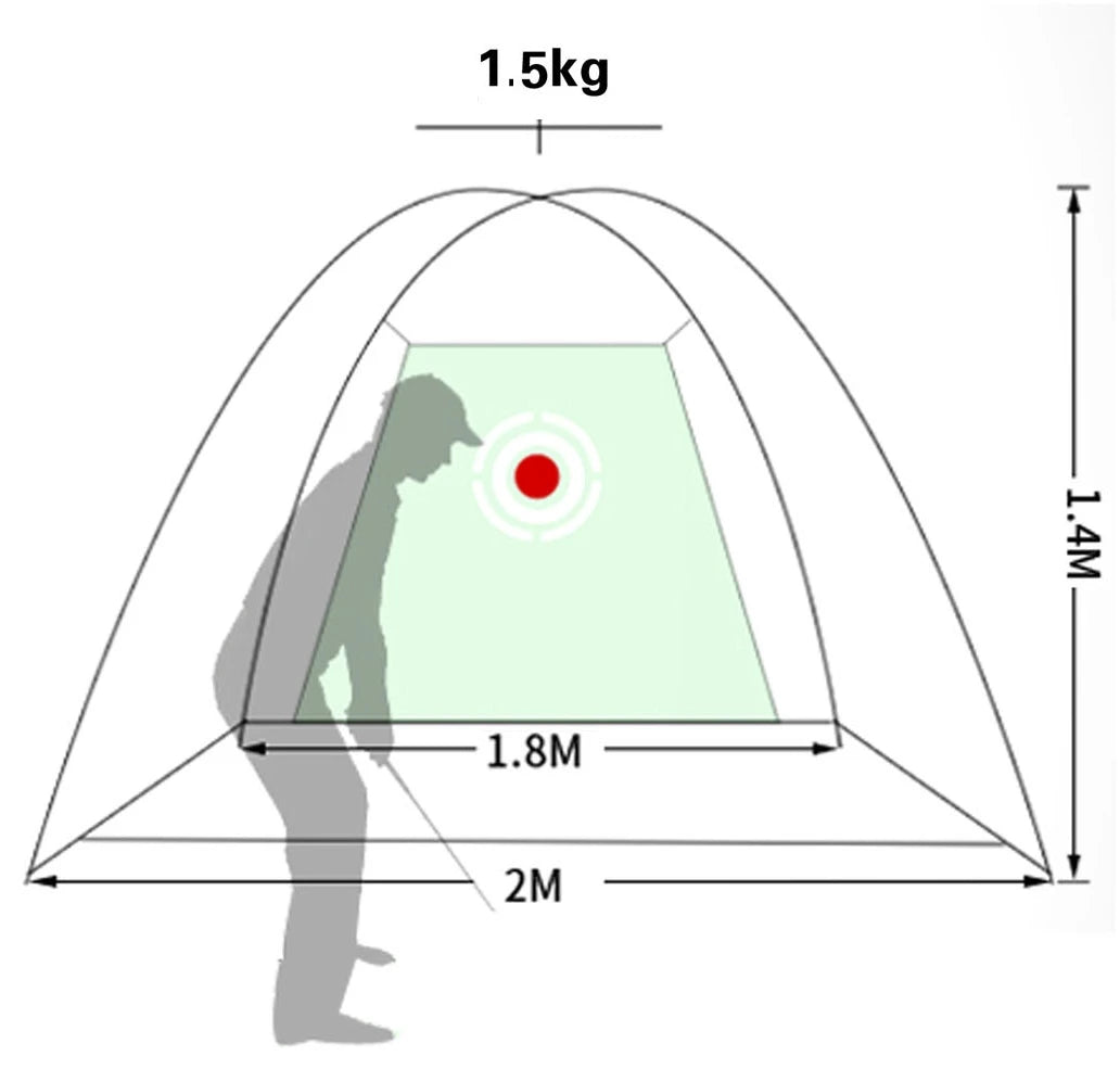 2M Golf Practice Net
