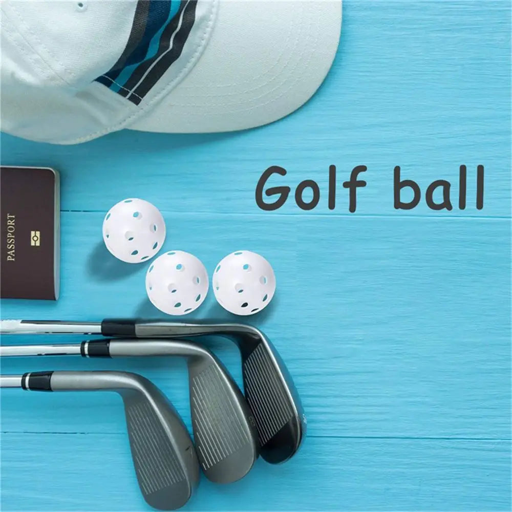 41mm White Indoor Golf Balls with Hole