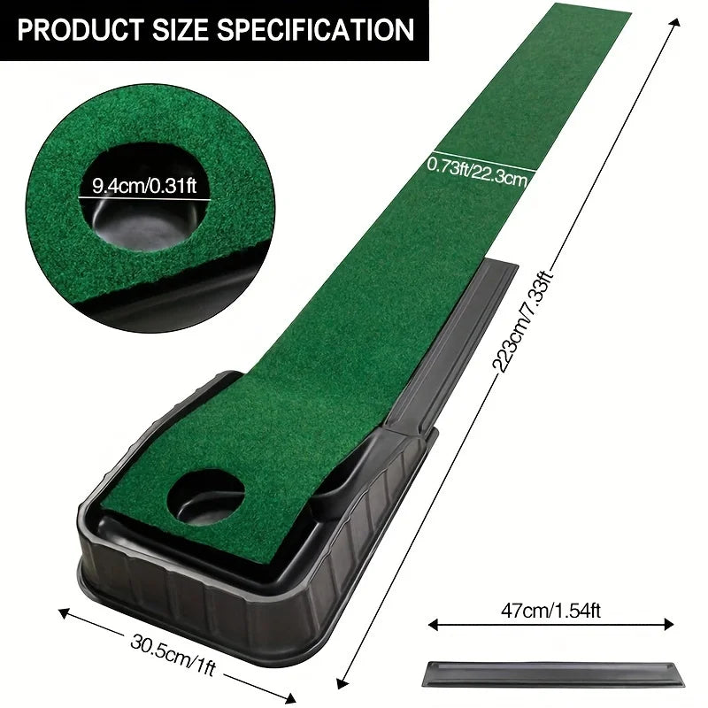 Auto Return Putting Mat