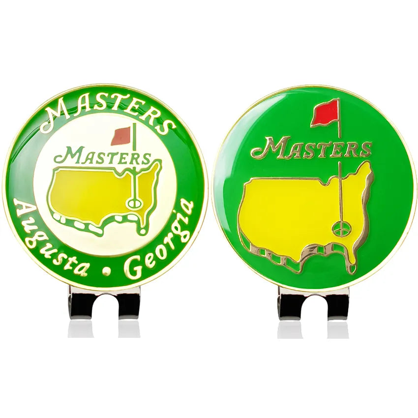 Golf Ball Marker With Hat Clip